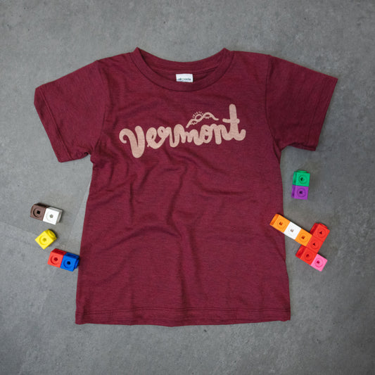 New Duds - Toddler and Youth Script Tee - Red