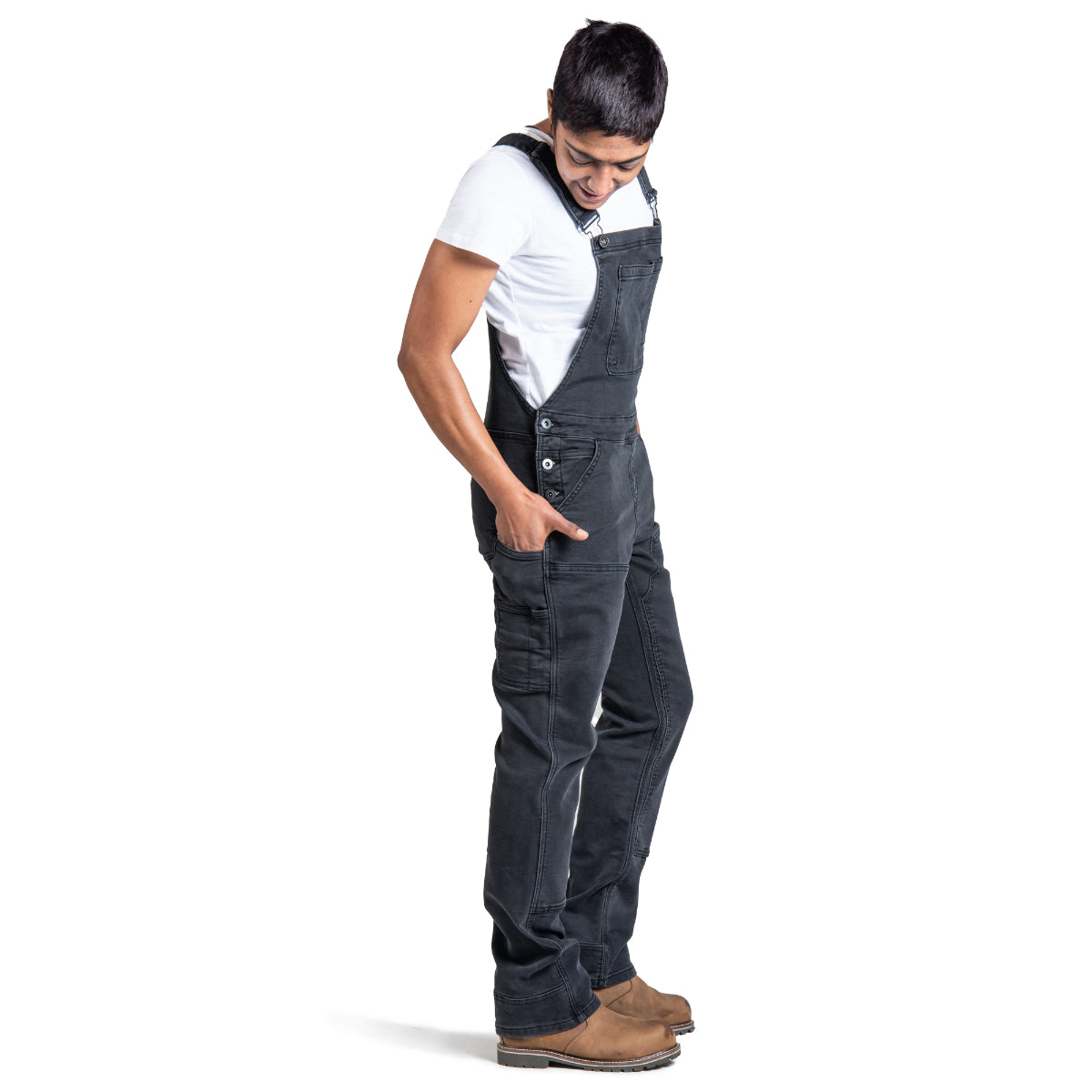 Dovetail - Freshley Overall - Black Thermal Denim