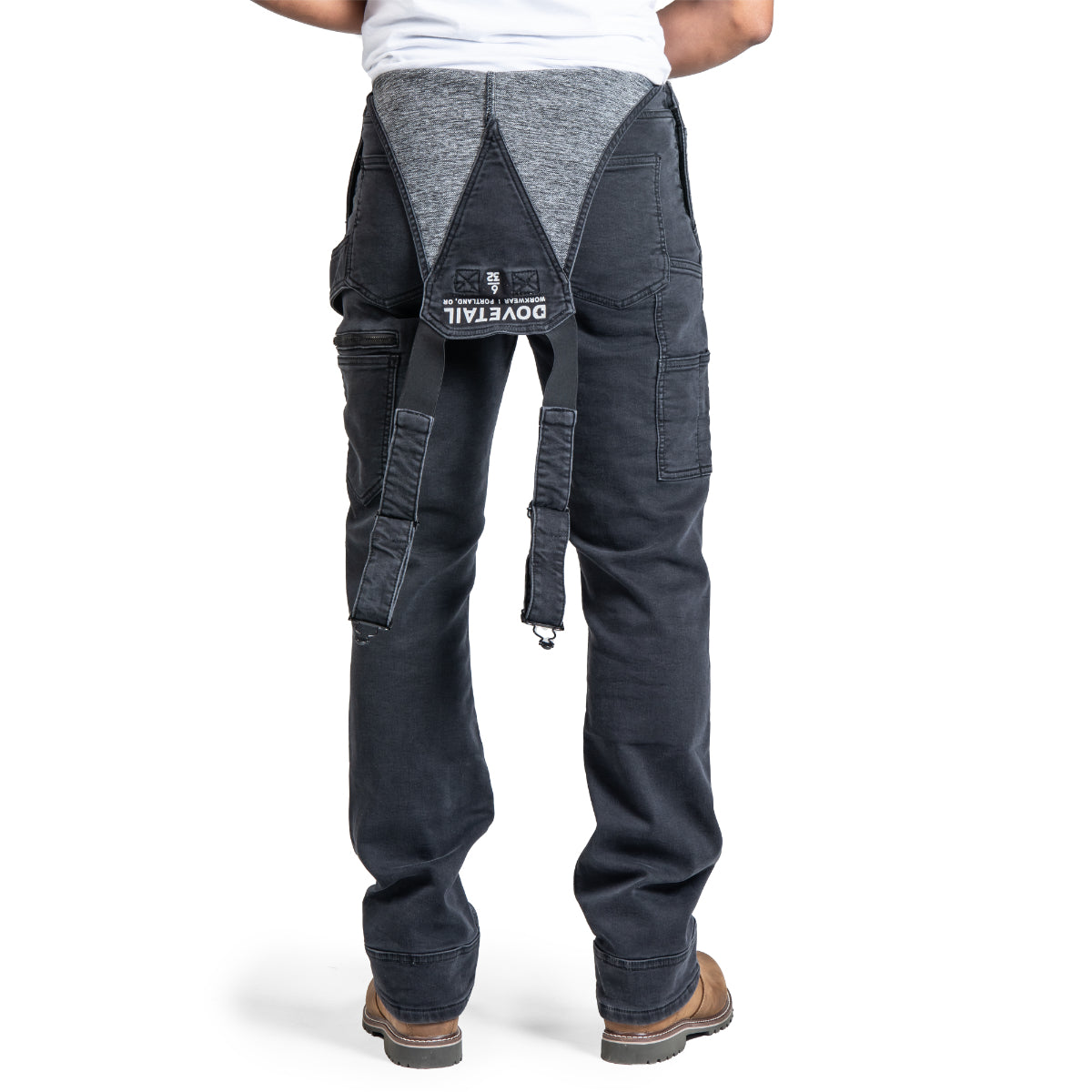 Dovetail - Freshley Overall - Black Thermal Denim