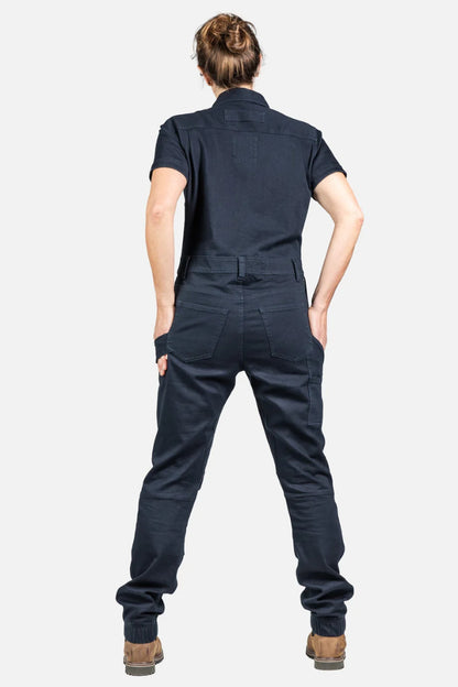 Dovetail - Hadley Short Sleeve Coverall - Sulfur Navy