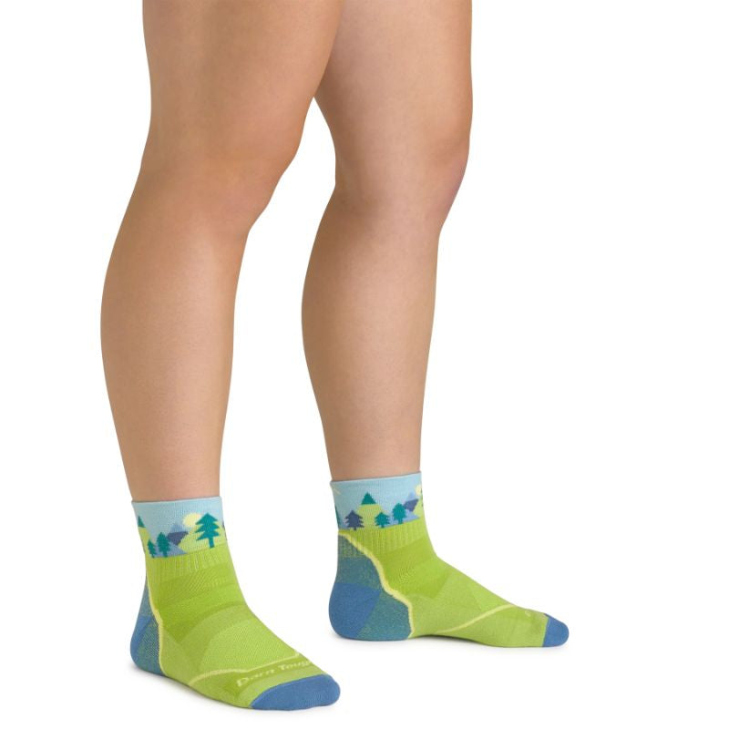 Darn Tough - Quest 1/4 Lightweight Cushion - Kid's - Green
