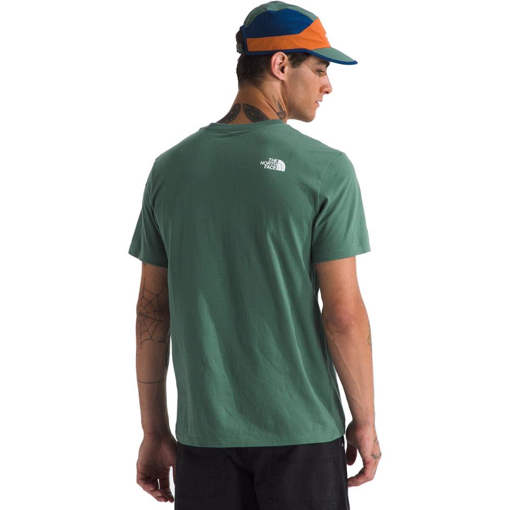 The North Face - Short Sleeve Core Half Dome Tee - Men's - Duck Green/TNF White
