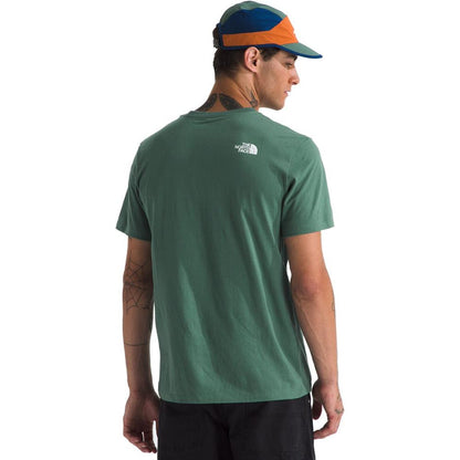 The North Face - Short Sleeve Core Half Dome Tee - Men's - Duck Green/TNF White