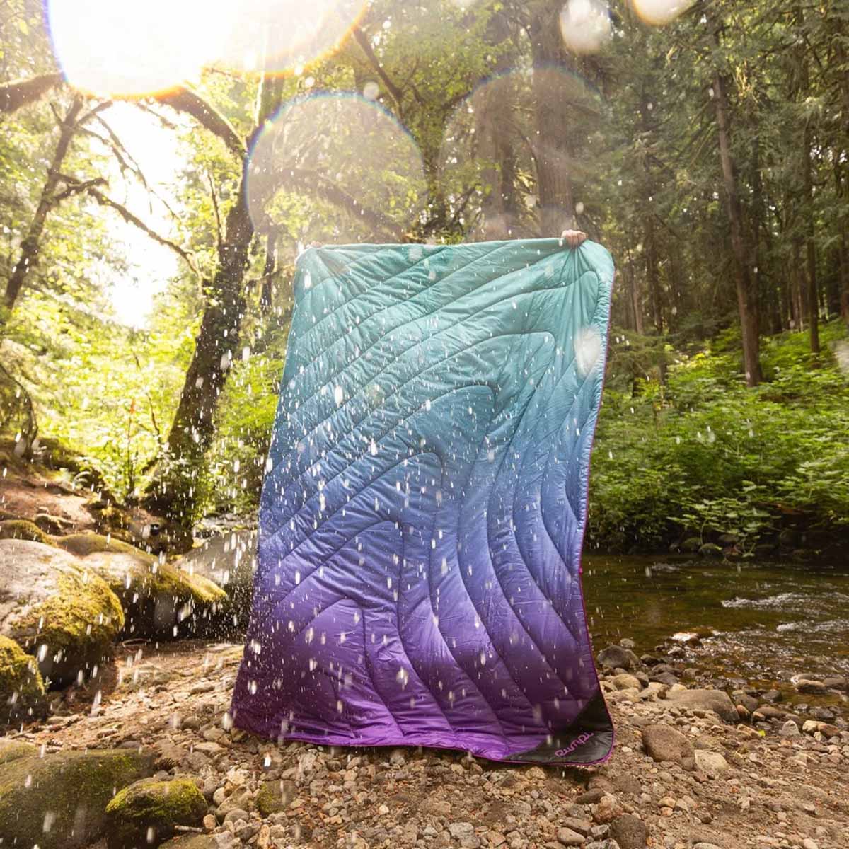 Rumpl - Original Puffy Blanket - Deep Violet Fade