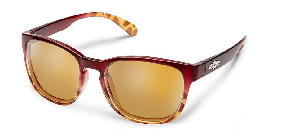 Suncloud - Loveseat - Matte Tortoise Pink Fade; Polarized Brown
