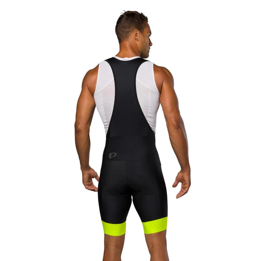 Pearl Izumi - Attack Bib Short - Men's - Black/Red Dahlia