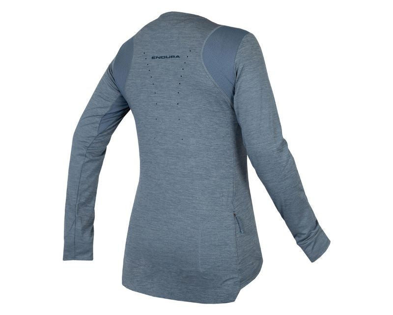Endura - SingleTrack Longsleeve Jersey - Women's - Blue Steel