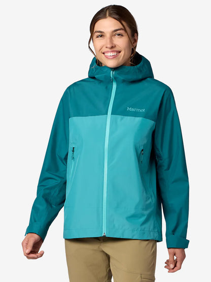 Marmot - Minimalist Pertex Jacket - Women's - Emerald Blue/Galapagos Blue