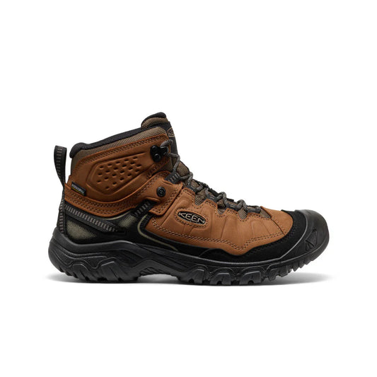 Keen - Men's Targhee IV Mid WP - Bison/Black