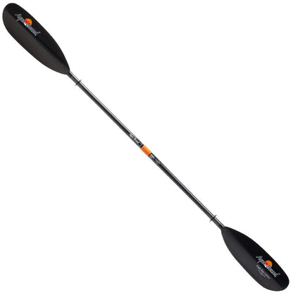 Aqua Bound - Eagle Ray Carbon Kayak Paddle - 220 Black - Black