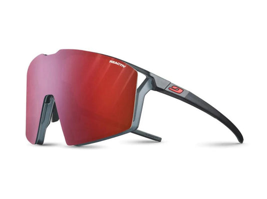 Julbo - Edge - Translucent Black / Matte Orange; REACTIV 0-3 High Contrast