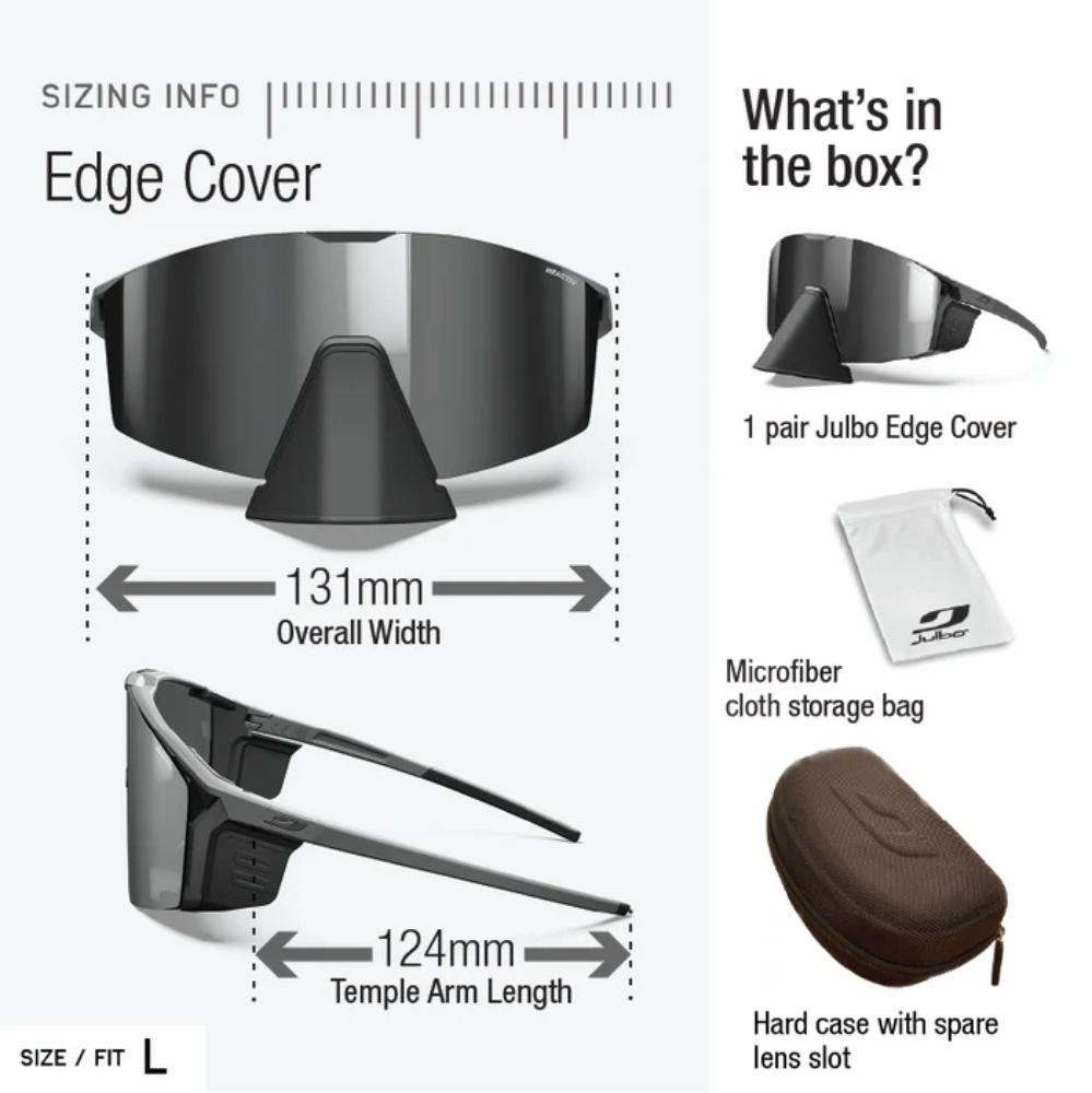 Julbo - Edge Cover - Light Brown / Dark Brown; Spectron 4