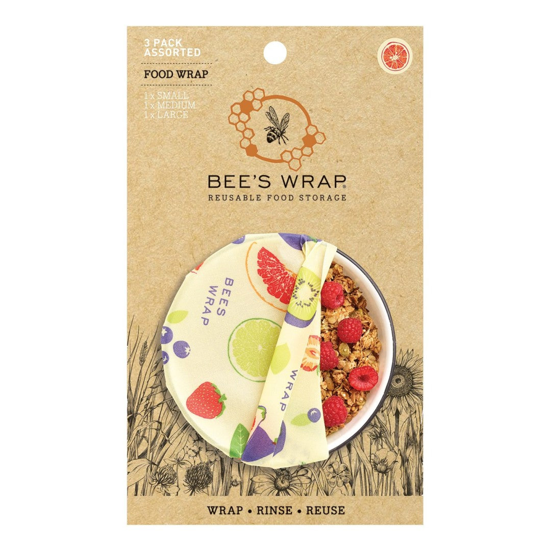 Bees Wrap - Assorted 3 Pack - Into The Woods Print