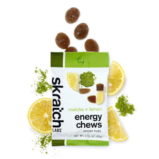 Skratch Labs - Energy Chews Sport Fuel - Matcha Green Tea & Lemon