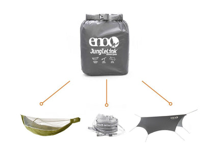 ENO - Junglelink Shelter System - Grey Lichen