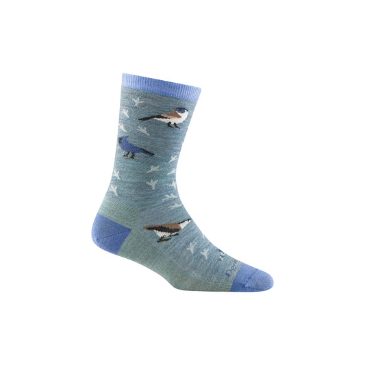 Darn Tough - Twitterpated Crew Lightweight - Seafoam