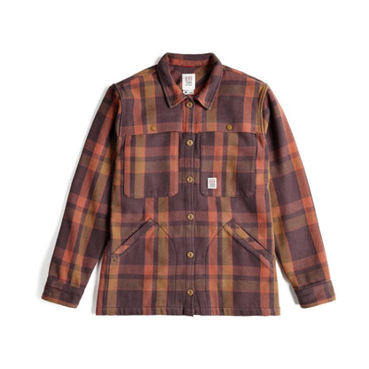 Topo Designs - Mountain Shirt Jacket - Women's - Peppercorn Mul Plaid
