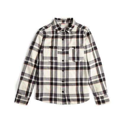 Topo Designs - Mountain Shirt Long Sleeve - Women's - Bone White Mul Plaid