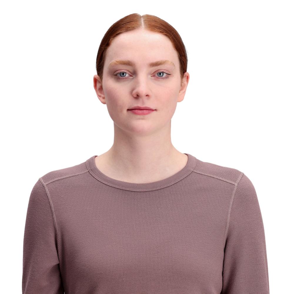 Topo Designs - Global Waffle Crew - Women's - Peppercorn