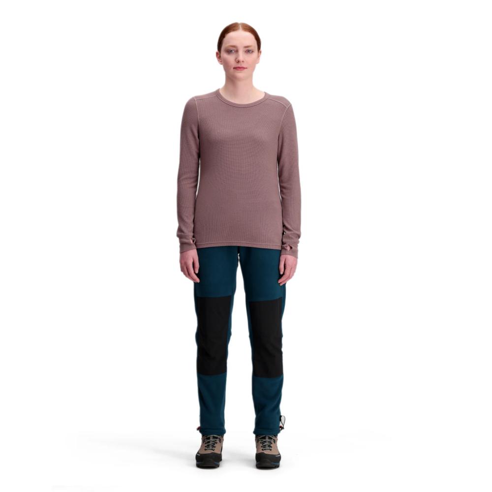 Topo Designs - Global Waffle Crew - Women's - Peppercorn