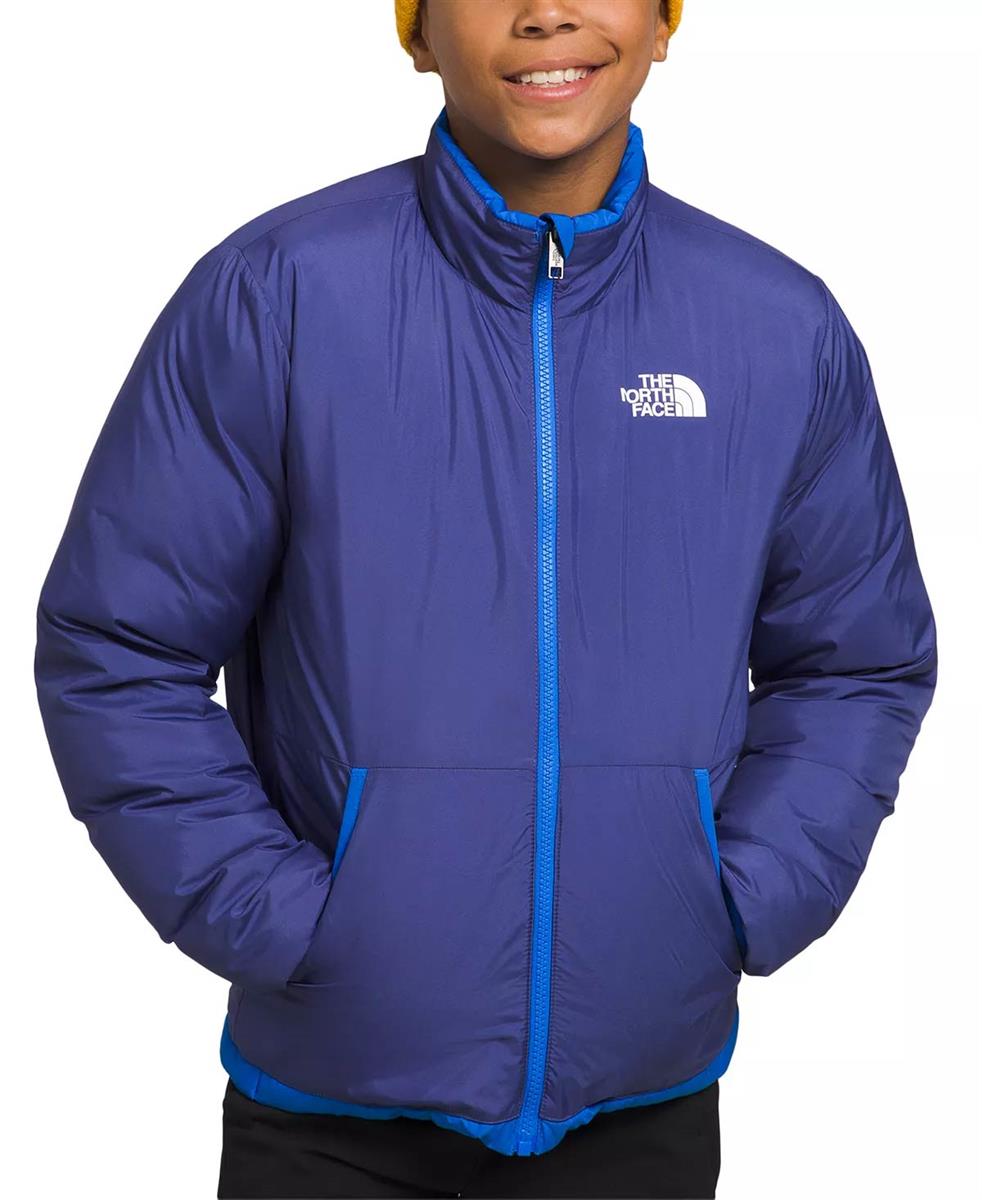 The North Face - Teen Reversible North Down Jacket - SM Dark Sage - TNF Black