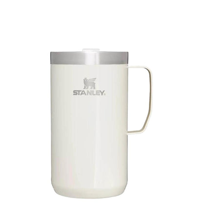 Stanley - Stay-Hot Camp Mug 24oz - Hammertone Silver