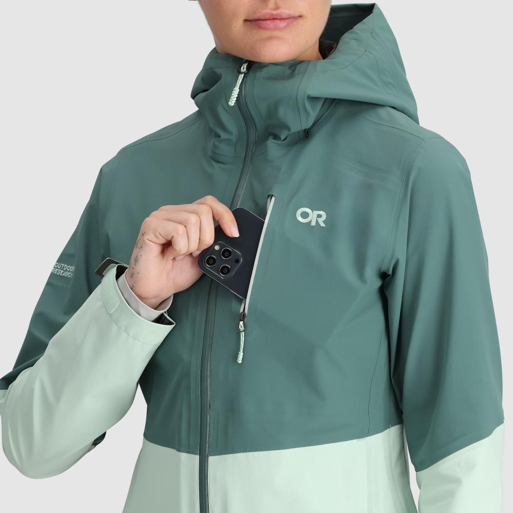 Outdoor Research - Aspire 3L Jacket - Women's - Neptune/Fresh Mint