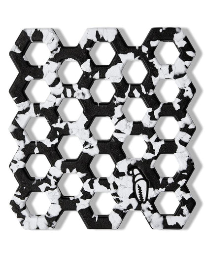 Crab Grab - Crab Trap Snowboard Stomp Pad - Black White Swirl
