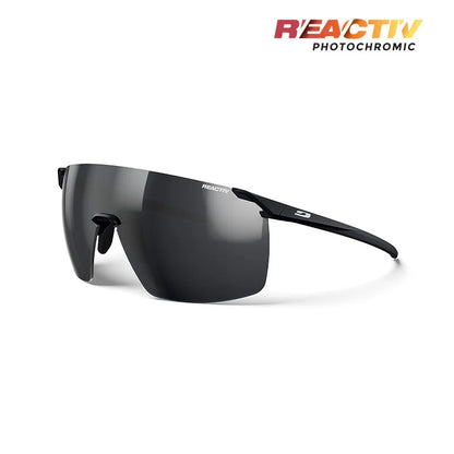 Julbo - Faster - Matte Translucent Black REACTIV 1 3 Light Amplifier