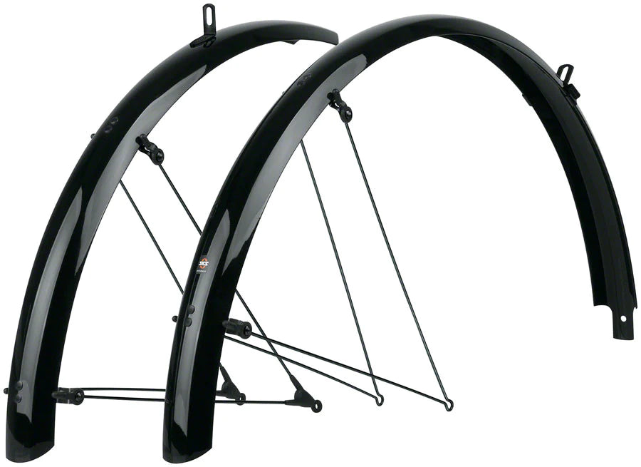 SKS - B55 Bluemels Full Coverage Fender Set - 55mm 700 x 38-47 - Black