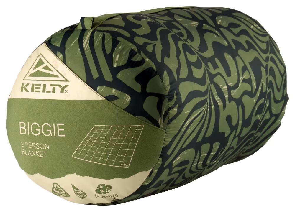 Kelty - Biggie Blanket - Stormy Blue Melted Stripes