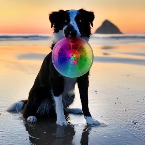 Nite Ize - Flashflight Dog Discuit LED Flying Disc - Disco