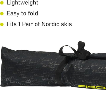 Fischer - Skicase Eco XC 3 Pair - 210 Black Yellow