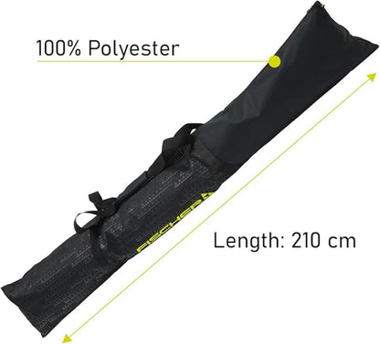 Fischer - Skicase Eco XC 3 Pair - 210 Black Yellow