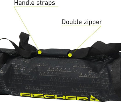 Fischer - Skicase Eco XC 3 Pair - 210 Black Yellow