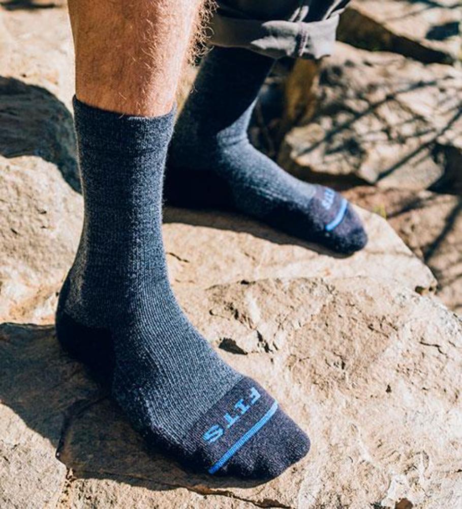 Fits - Light Cushion Hike - Crew - Grape Jam