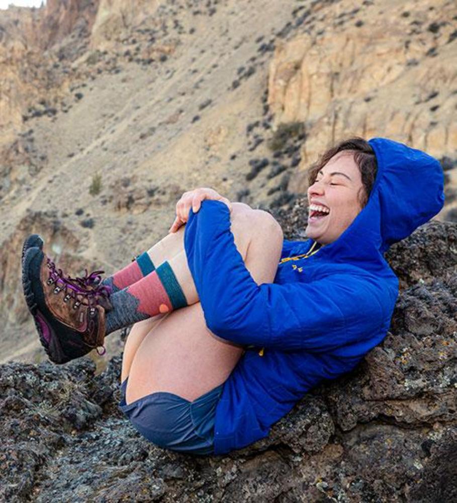 Fits - Light Cushion Hike - Crew | Teton - Chestnut / Stormy Weather
