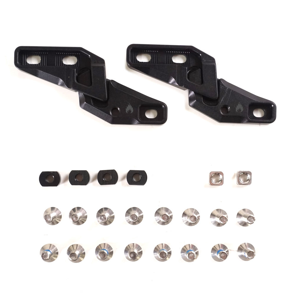 Spark R&D - Fixie Clips, Through-Mount - Black