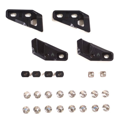 Spark R&D - Fixie Clips, Through-Mount - Black