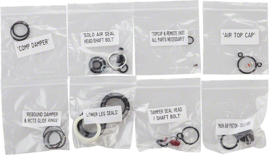RockShox - SFork Service Kit, Full: SID / Reba (2013-2016), Solo Air, A2-A3