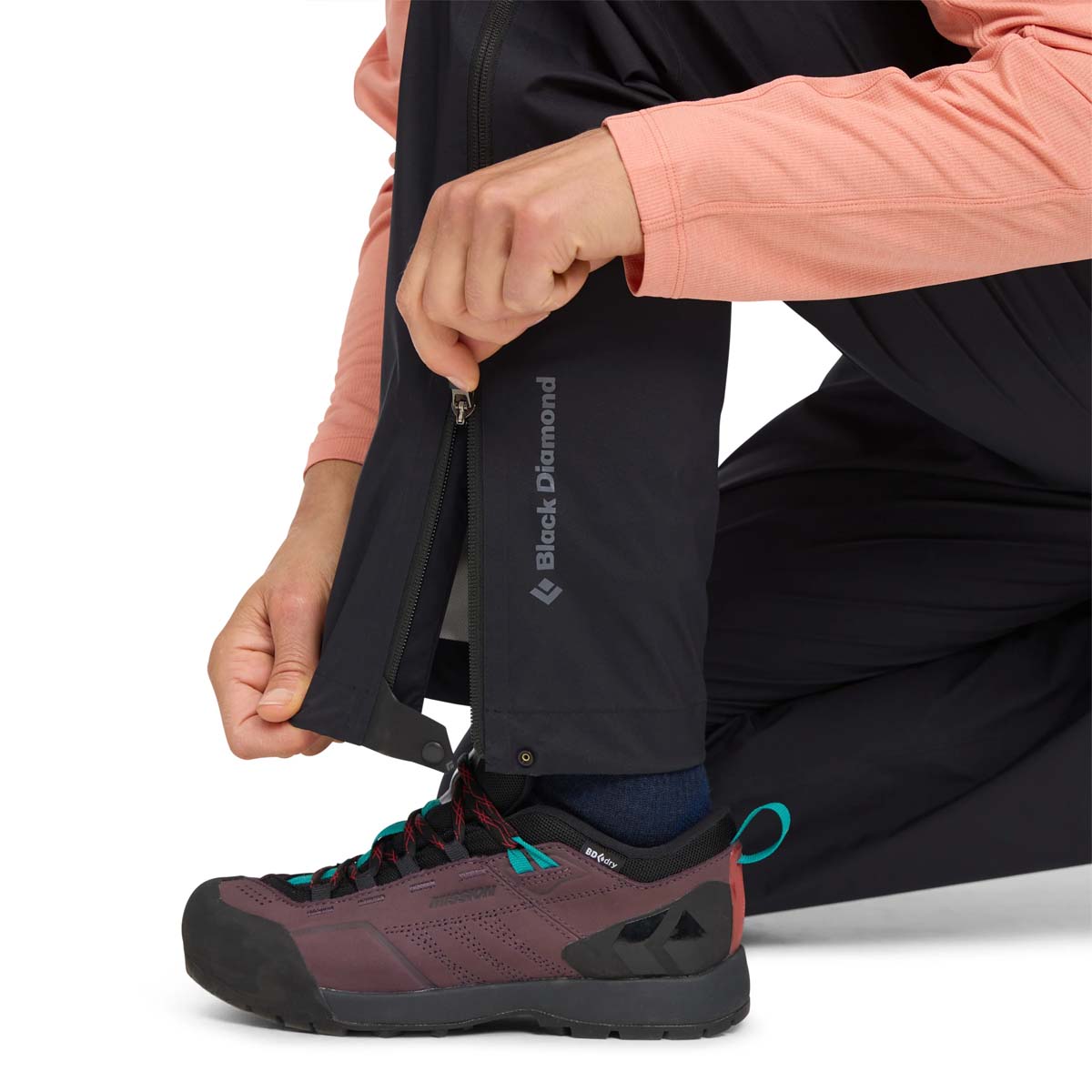 Black Diamond - Women's Fineline Stretch Full Zip Pants - Black