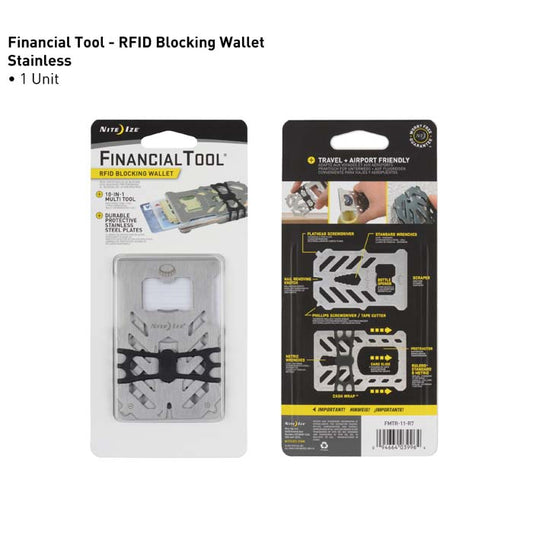 Nite Ize - Financial Tool Wallet - Stainless