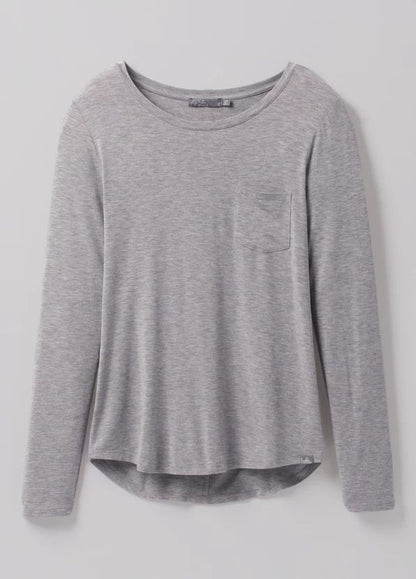 Prana - Foundation Long Sleeve Plus - Women's - White