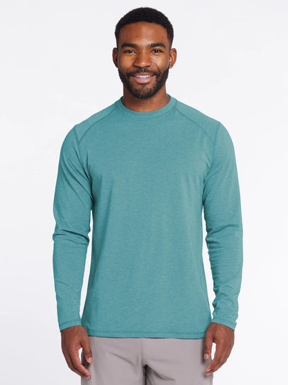 Tasc - Carrollton Long Sleeve Men's - Chambray Heather