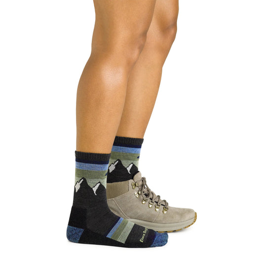 Darn Tough - Sunset Ledge Micro Crew Lightweight With Cushion - Charcoal