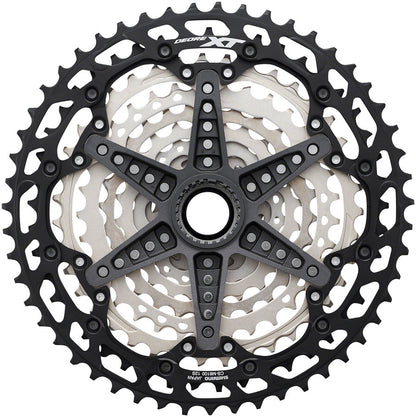 Shimano - XT CS-M8100 Cassette - 12-Speed, 10-51t, Silver/Black, Micro Spline