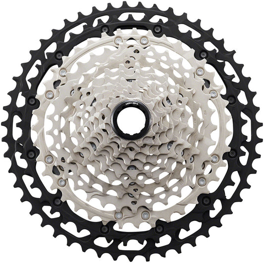 Shimano - XT CS-M8100 Cassette - 12-Speed, 10-51t, Silver/Black, Micro Spline