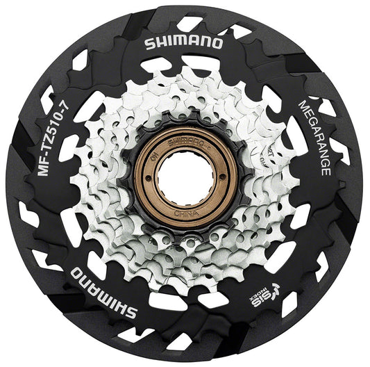 Shimano - MF-TZ510-7-CP Multi-Speed Freewheel - 7-Speed, 14-34t