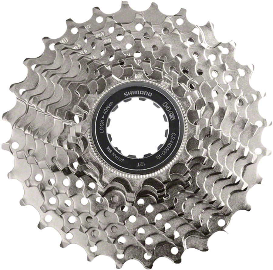 Shimano - CS-HG500 Cassette - 10-Speed, 11-25t, Silver