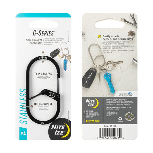 Nite Ize - G-Series Dual Chamber Carabiner - Black